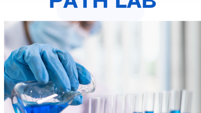 Blue White Simple Minimalistic Laboratory Instagram Post